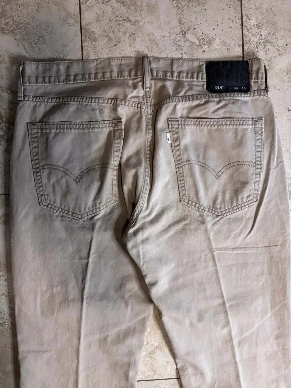Levi's 514 Straight Fit Khaki Jeans, Size 36x30
